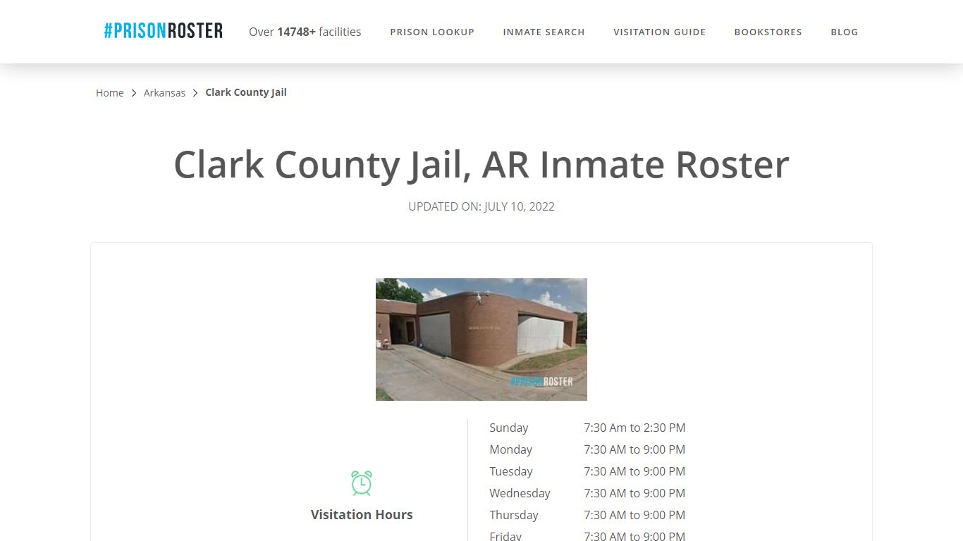 Clark County Jail, AR Inmate Roster - Prisonroster